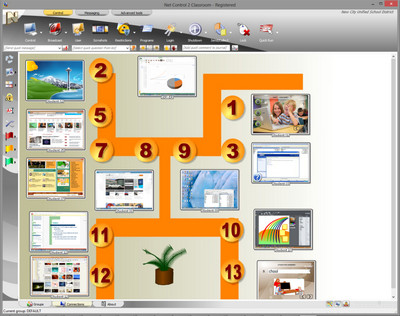 Net Control 2 Classroom - Diseño personalizado de las conexiones de los estudiantes