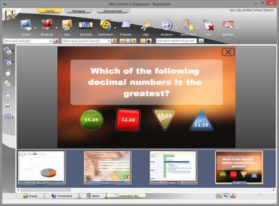 Net Control 2 Classroom - Vista de Captura de Pantalla