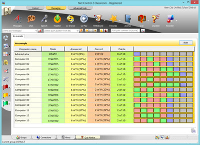 Net Control 2 Classroom - Monitorear Examen